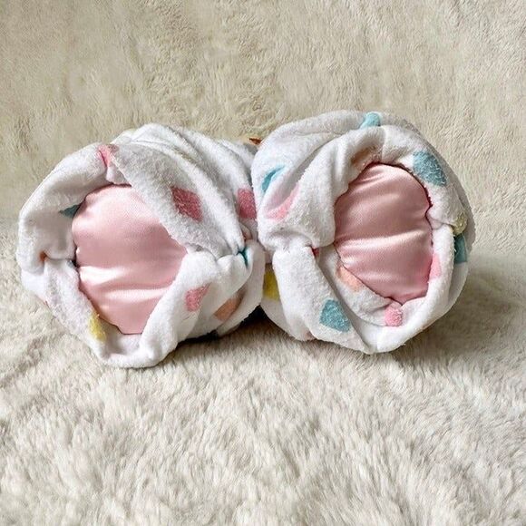 Amtoy Baggie Bunnie Vintage 1987 Plush Pastel Satin Lovey Bunny Stuffed Toy - Picture 3 of 8